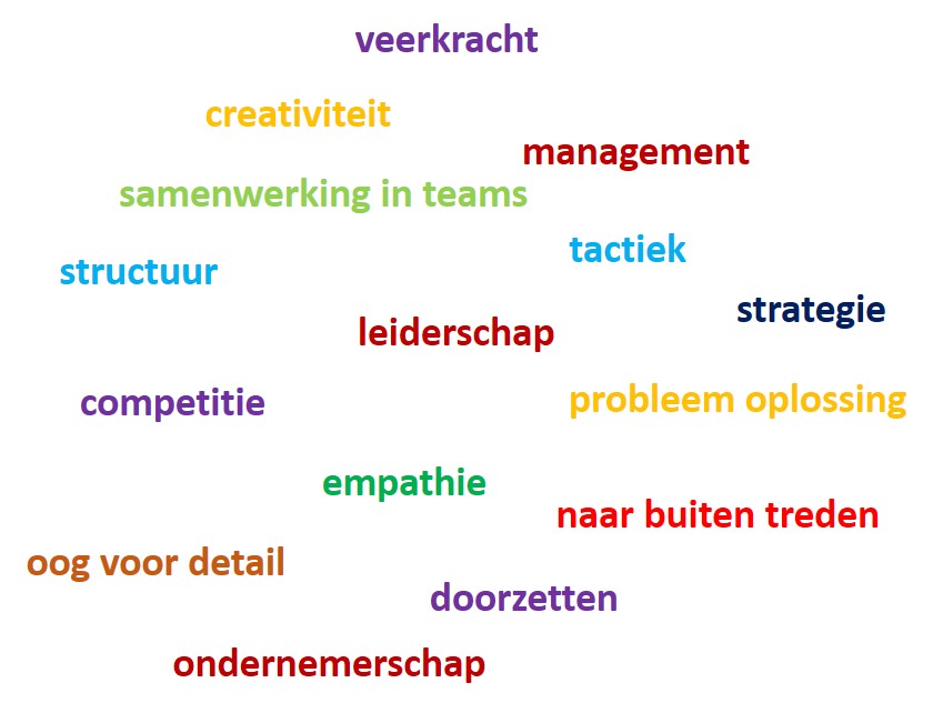 KernTalenten clusters